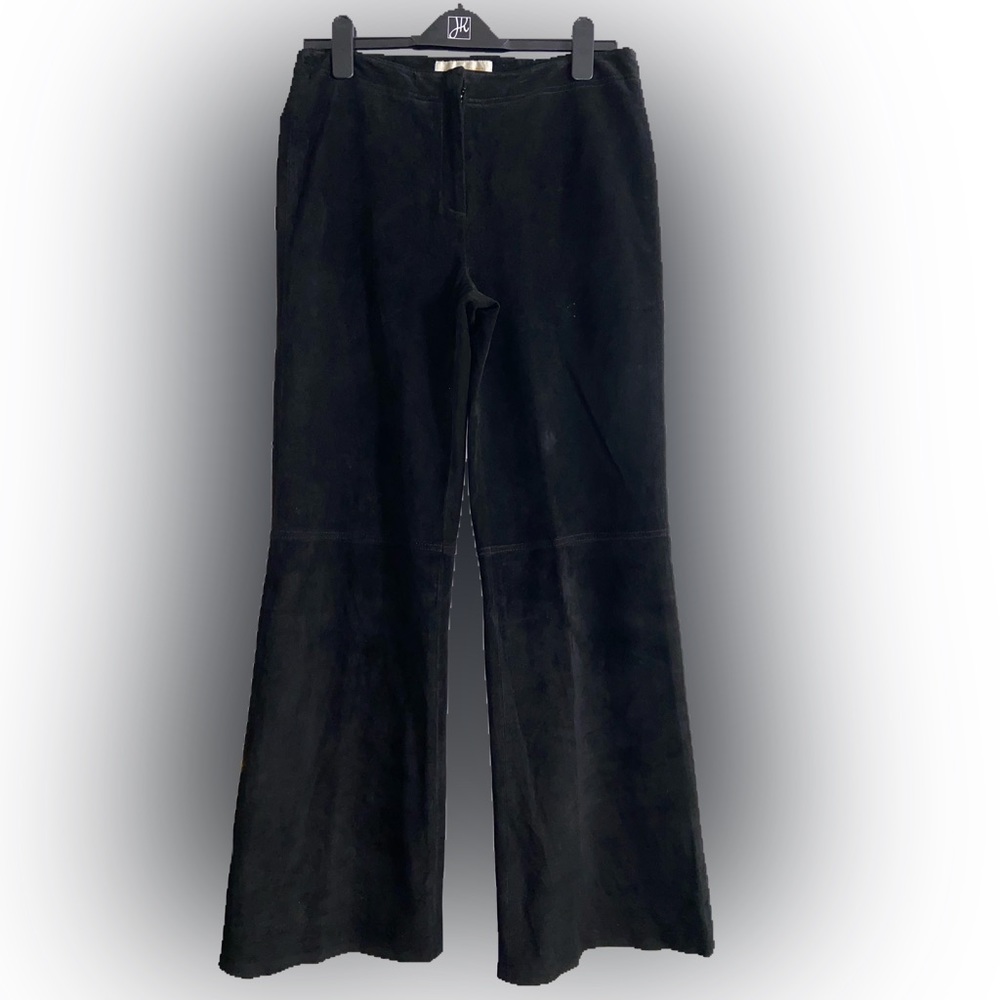 Margaret Godfrey Suede/Leather Pants Women's